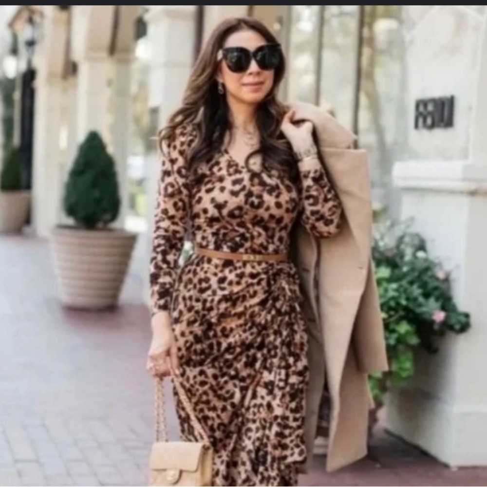 Cabi…Brand new! Selma dress. Never worn! Leopard print!